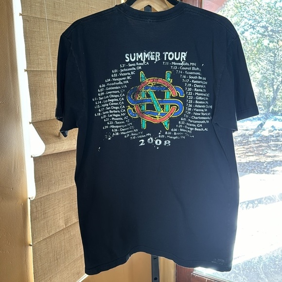 Crosby Stills Nash Summer Tour 2008 Graphic Shirt Size XL to XXL - Picture 3 of 4